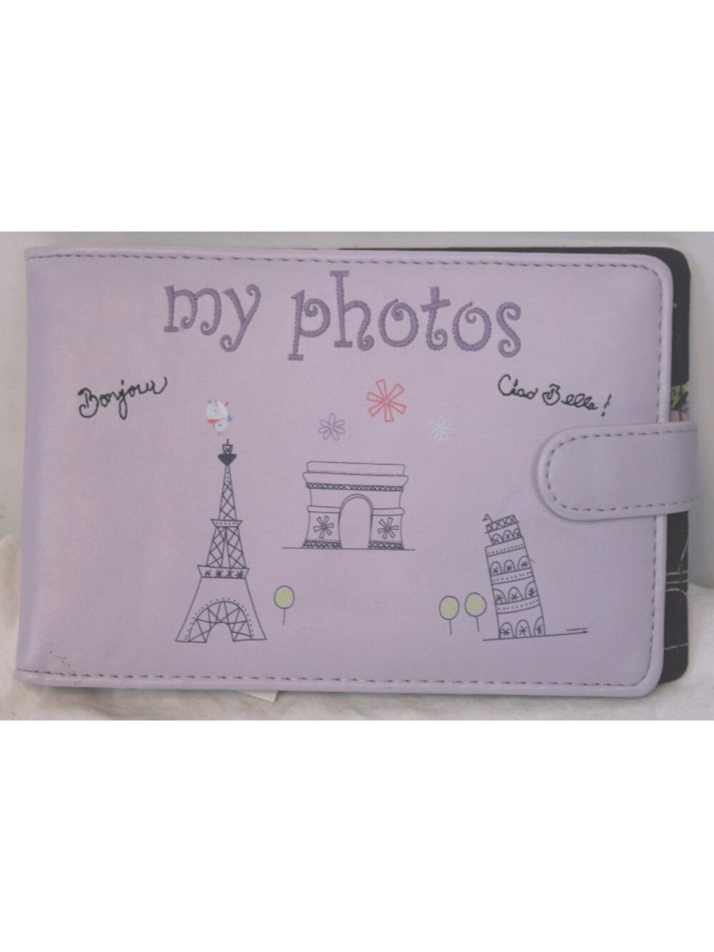 2004 Gymboree European Holiday My Photo Book Picture Album Holds 16 4x6" Lavende